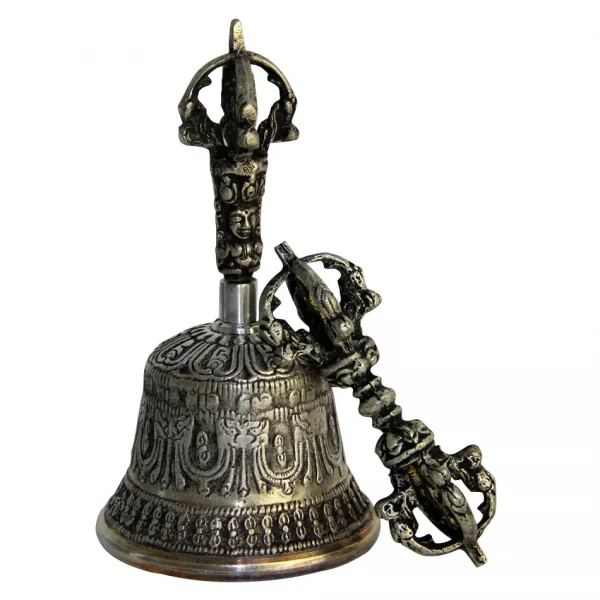 Tibetan Buddhist Meditation Bell and Dorje Set - Image 2